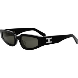 Celine CL40269U 01A Γυναικεία Γυαλιά Ηλίου Πολυγωνικά Κοκάλινα Μαύρα με Μαύρο Φακό