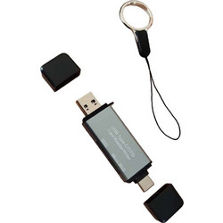 06.005.0111 Card Reader OTG USB-C & USB-A 3.2 Gen 1 για SD / microSD
