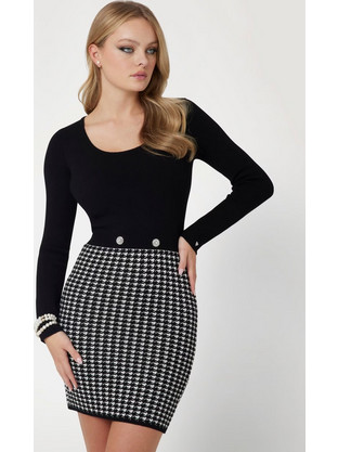 Guess Gabriella Mini Καθημερινό Φόρεμα Μεταξωτό Μαύρο W5RK12Z3KX0-JBLK