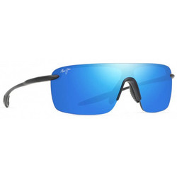 Maui Jim MJ0680S-003 Ανδρικά Γυαλιά Ηλίου Μάσκα Κοκάλινα Μαύρα με Μπλε Φακό