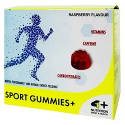 4+ Nutrition Sport Gummies Raspberry 10 Ζελεδάκια