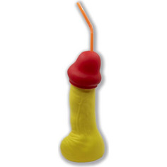 Penis Cup Αστείο Sexy Μπουκάλι 500ml Κίτρινο