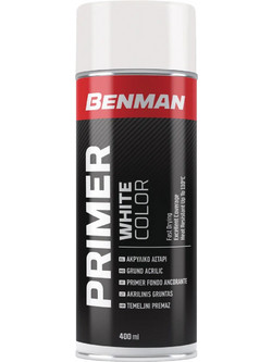 Benman Σπρέι Αστάρι Λευκό Ματ 400ml