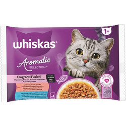 Whiskas Aromatic Selection Adult with Meat in Gravy 4x85gr