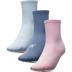 4F Γυναικείες Κάλτσες Μπλε Ροζ 3Pack 4FJAW22USOCF060-92S