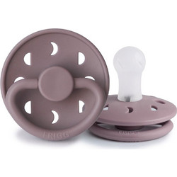 Frigg Moon Phase Πιπίλα Σιλικόνης 0-6m Twilight Mauve