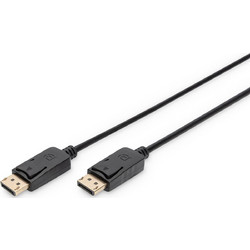 Digitus Καλώδιο DisplayPort 1.2 to DisplayPort Male 5m Black AK-340100-050-S