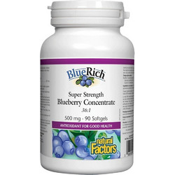 Natural Factors Bluerich Plus 500mg 90 Κάψουλες