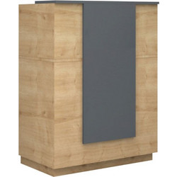 Megapap Gemini Γραφείο Reception Ξύλινο 90x50x110cm GP028-0132,1