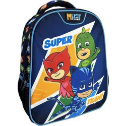 Must Pj Masks Super Team Σχολική Τσάντα Πλάτης Νηπιαγωγείου Μπλε 484310