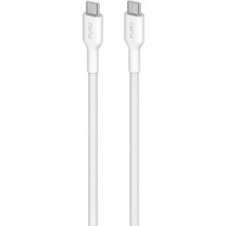 Puro Fabric Ultra Strong Braided USB-C to USB-C 1.2m White 8018417441042
