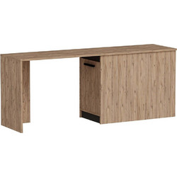 Hanah Home Akser Γραφείο Ξύλινο 180x47x73.8cm 550ARN1178