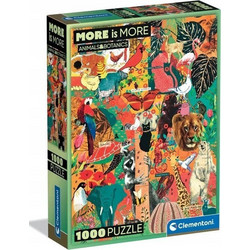 Puzzle Clementoni More is More Animals & Botanics 1000 Κομμάτια