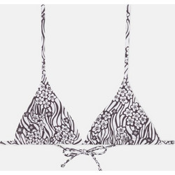 Compania Fantastica Bikini Top Τριγωνάκι Μαύρο Λευκό 32C/13922