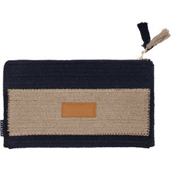 Kentia Purse 255 Γυναικείο Νεσεσέρ Παραλίας 30x18cm Μαύρο