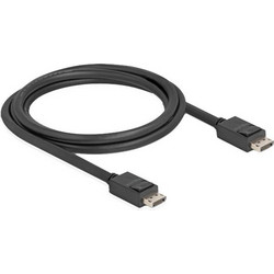 DeLOCK Καλώδιο DisplayPort 2.1 to DisplayPort Male 1.8m Black 81175