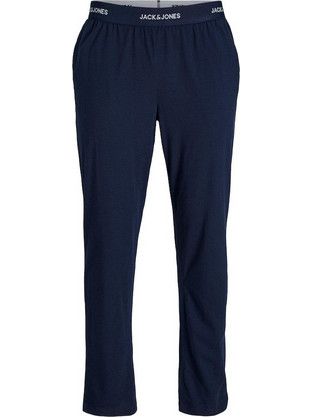 Jack & Jones Χειμωνιάτικο Ανδρικό Παντελόνι Πιτζάμας Βαμβακερό Navy Μπλε 12238024
