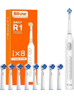 Bitvae Daily R1 White Ηλεκτρική Οδοντόβουρτσα με Χρονομετρητή