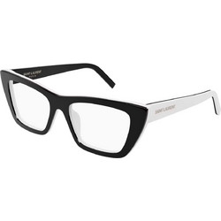 Saint Laurent SL276 009 Γυναικείος Σκελετός Γυαλιών Οράσεως Κοκάλινος Μαύρος Άσπρος
