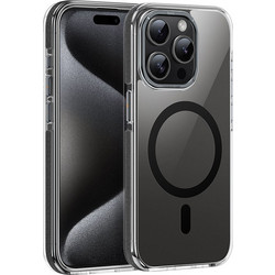 Hoco Magnetic Premium Series Anti-Drop Mag-charge Back Cover Smoke (iPhone 15 Pro)