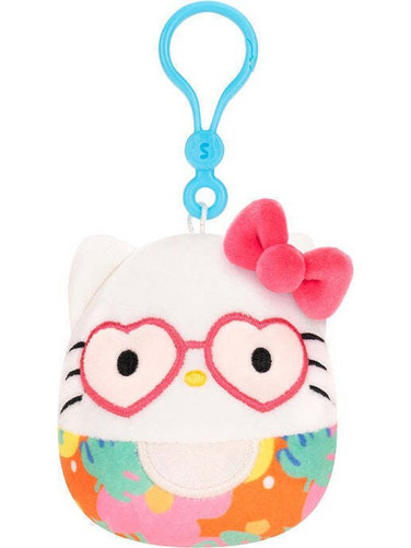 Jazwares Squishmallows Sanrio Tropical Food Hello Kitty με Κλιπ 9cm