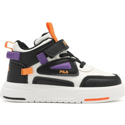 Fila Memory Ayo 4 V Παιδικά Sneakers Μποτάκια Μαύρα Μωβ Πορτοκαλί 3YF53001-015