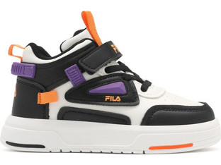 Fila Memory Ayo 4 V Παιδικά Sneakers Μποτάκια Μαύρα Μωβ Πορτοκαλί 3YF53001-015
