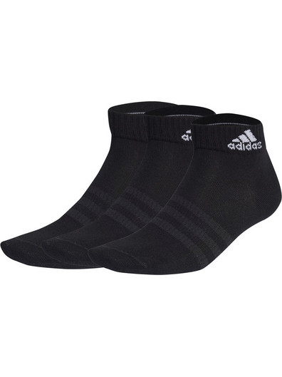 Adidas Ανδρικές Κάλτσες Κοντές Μαύρες 3Pack IC1282