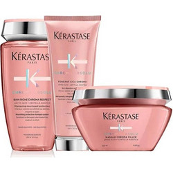 Kerastase Chroma Absolu Σετ Περιποίησης Μαλλιών Conditioner 200ml + Μάσκα 200ml + Σαμπουάν 250ml