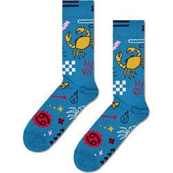 Happy Socks Cancer Ανδρικές Κάλτσες Ψηλές με Σχέδια Μπλε P000142