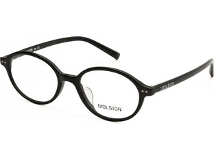 MOLSION EYEWEAR MJ3107 B10 Ανδρικός Σκελετός Γυαλιών Οράσεως Κοκάλινος Μαύρος