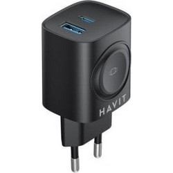 Havit UC132 Φορτιστής χωρίς Καλώδιο με Θύρα USB-A & Θύρα USB-C 22W Quick Charge 3.0 & Power Delivery