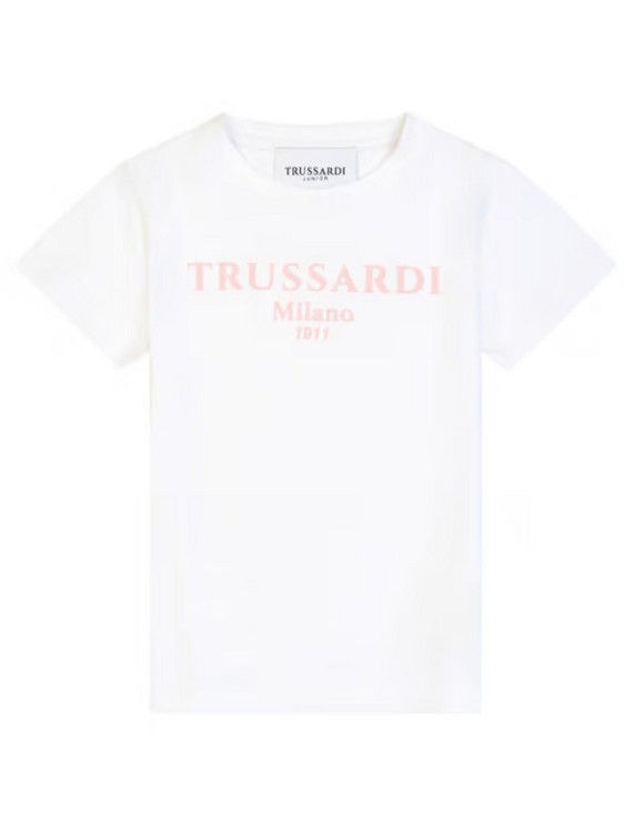 Trussardi Παιδικό T-Shirt Κοντομάνικο Λευκό TGP25004TS-WHI