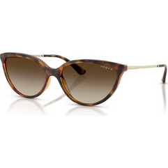 Vogue VO5672S W65613 Γυναικεία Γυαλιά Ηλίου Οβάλ Ταρταρούγα Χρυσό με Καφέ Φακό