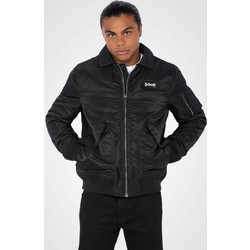 Schott Ανδρικό Μπουφάν Χειμωνιάτικο Bomber Μαύρο 210100RS