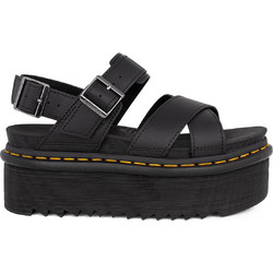 Dr. Martens Καλοκαιρινές Γυναικείες Πλατφόρμες Χαμηλές Μαύρες 30717001