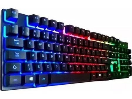 Foyu FO-D003 Gaming Πληκτρολόγιο RGB Black