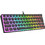 Rampage Radiant K11 Μηχανικό Gaming Πληκτρολόγιο 60% με Custom Red Διακόπτες RGB Black