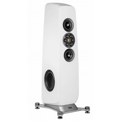 Elac Concentro M807 Ζεύγος Ηχείων Hi-Fi Δαπέδου 300W 4 Δρόμων Black White