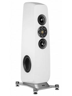 Elac Concentro M807 Ζεύγος Ηχείων Hi-Fi Δαπέδου 300W 4 Δρόμων Black White