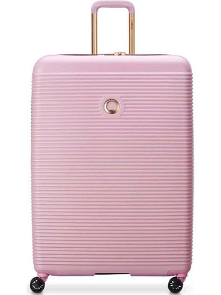 Delsey Freestyle 385983109 Βαλίτσα Μεγάλη 82x55x34cm με 4 Ρόδες Ροζ