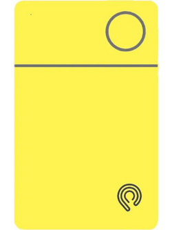 Hyperloq NeoCard Android Anti-Lost Tracker Google Find My Device Yellow 1 Pack