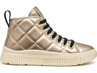 Geox Laquinny Παιδικά Sneakers Μποτάκια Χρυσά J56M3F000NFC2010