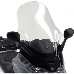 Givi D500ST Ζελατίνα Μηχανής για Piaggio X-Evo 125 / 250 / 400 '07-'11 800x600mm GIVPIAZEL04