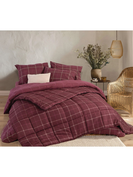 Nef-Nef Πάπλωμα Υπέρδιπλο Microfiber 240x220 Naiberg 1218 Bordo