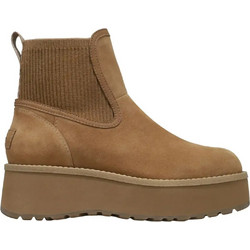UGG Cityfunc Γυναικεία Μποτάκια Chelsea Πλατφόρμα Suede Ταμπά 1173258-00KD