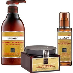 Saryna Key Damage Repair Σετ Περιποίησης Μαλλιών Λάδι 105ml + Butter Μάσκα 500ml + Σαμπουάν 300ml