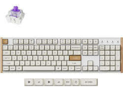 Keychron K10 HE SE Ασύρματο Μηχανικό Gaming Πληκτρολόγιο με Gateron Double-Rail Magnetic Nebula Διακόπτες White