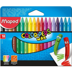 Maped Color'Peps Κηρομπογιές Σετ 18τμχ