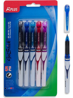 Σετ Στυλό Gel 0.7mm Πολύχρωμο 5τμχ 1105115